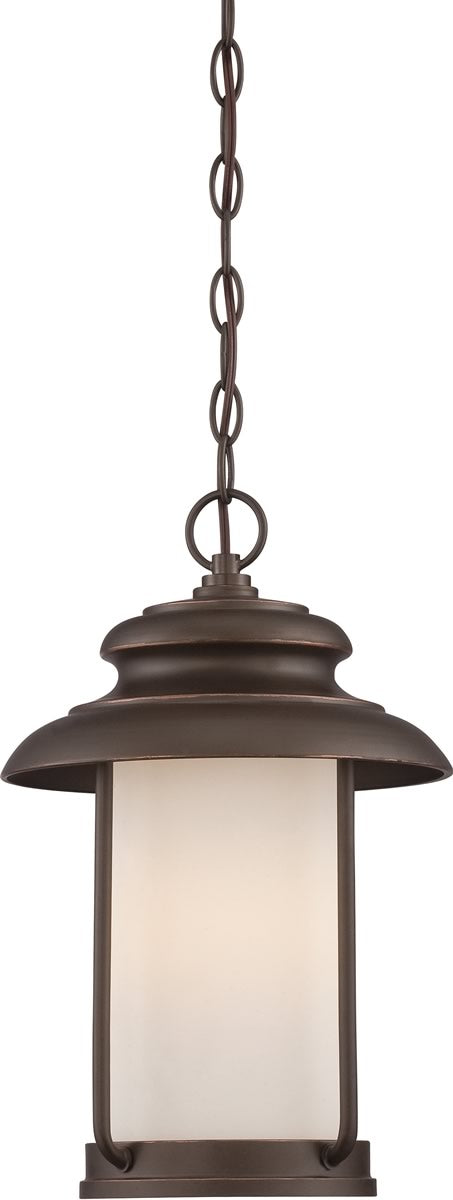10W Bethany 1-Light LED Outdoor Wall Light in Mahogany Bronze - Weatherproof Porch Lighting for Patio, Garden & Entryway