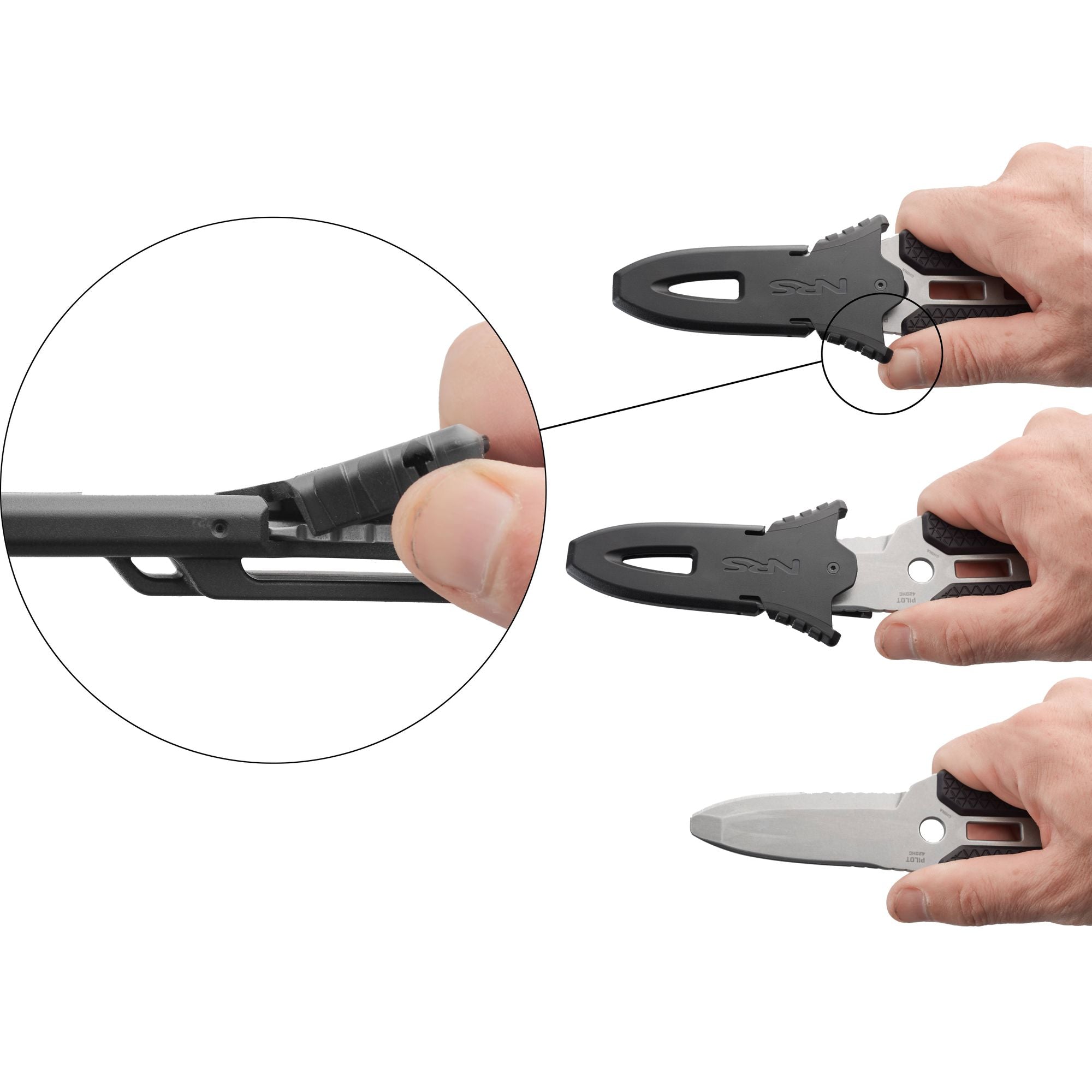 NRS Pilot Knife - Compact Folding Pocket Knife with Stainless Steel Blade for Outdoor, Camping, Hiking & Survival Gear | Perfect for Everyday Carry (EDC), Fishing & Emergency Use