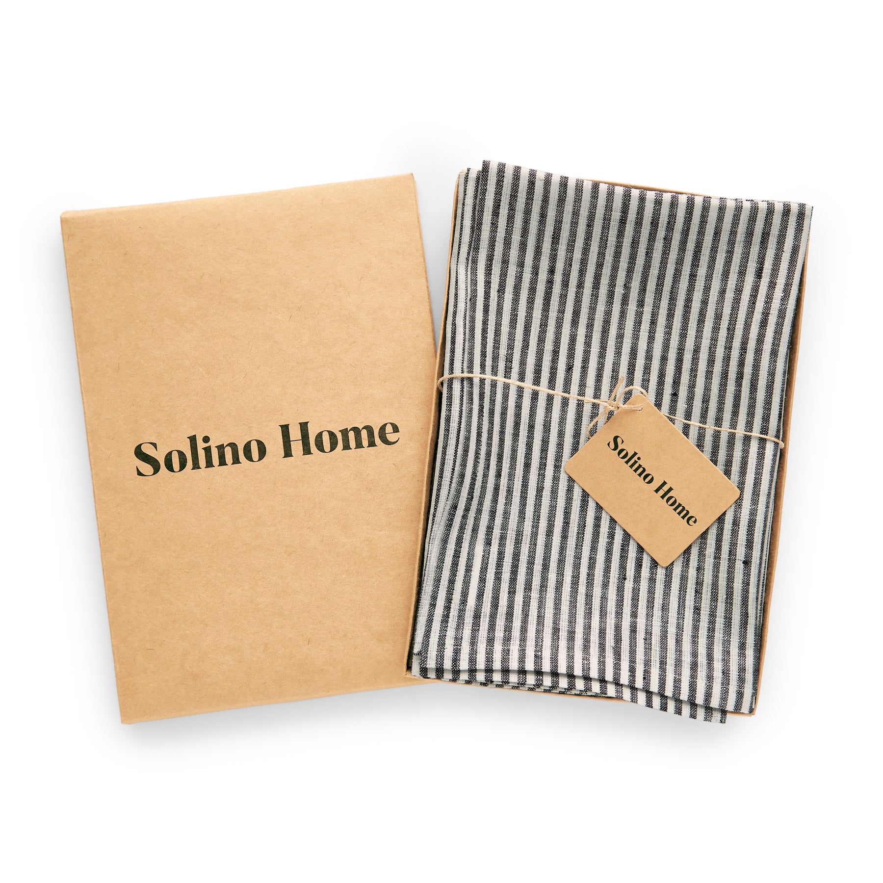 Elegant Narrow Stripe Napkins Set of 4 - Premium Cotton Table Linens for Dinner Parties, Weddings & Formal Dining - Washable & Reusable Cloth Napkins for Everyday Use