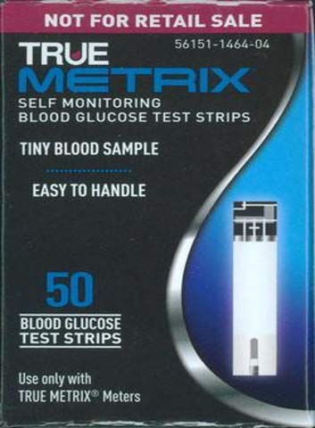 TRUE Metrix Self Monitoring Blood Glucose Test Strips - 600 Strips (12 Boxes of 50) | Accurate Diabetes Testing Kit for Home Use | Perfect for Daily Glucose Monitoring & Health Management
