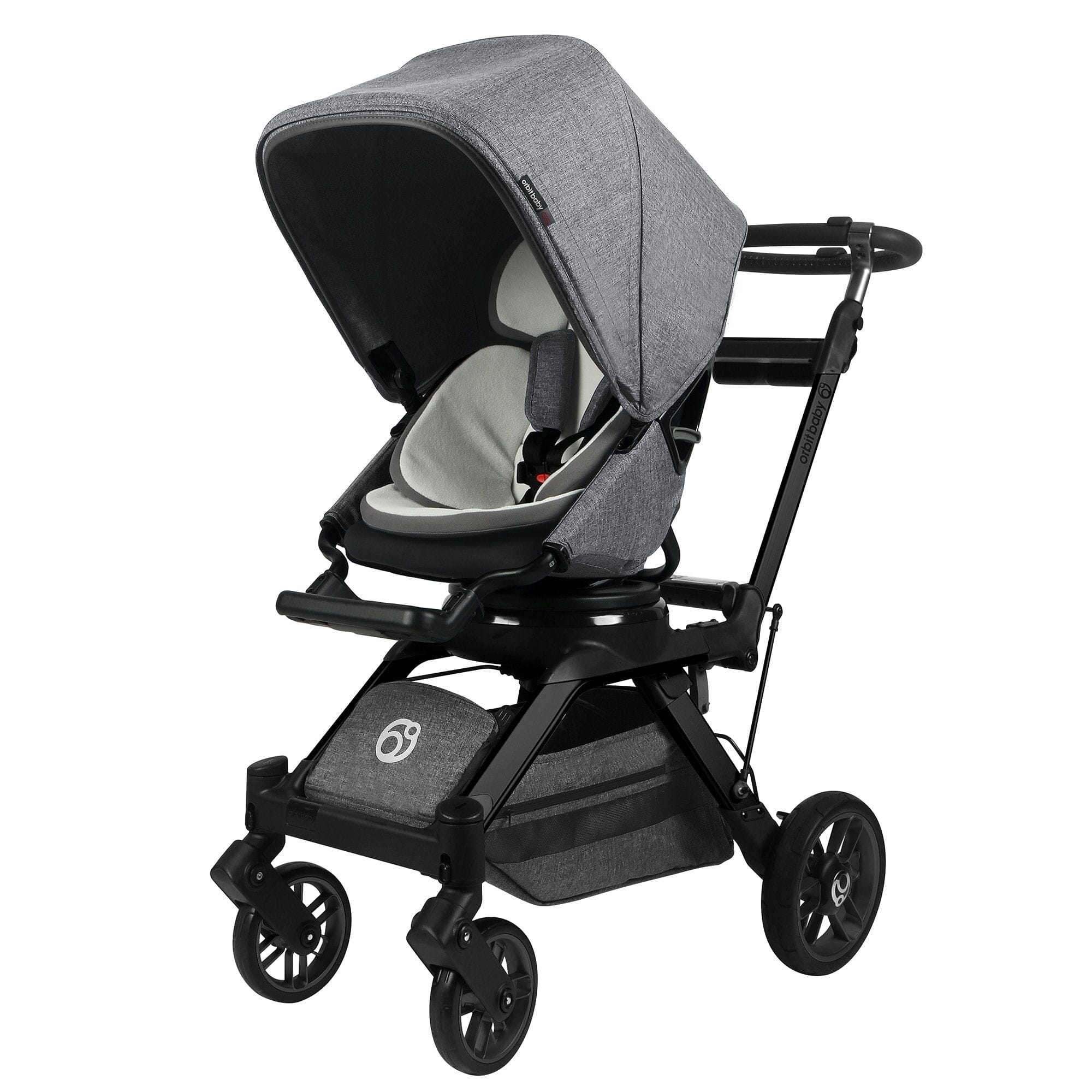 Orbit Baby Stroll & Ride Travel System - Lightweight Stroller & Car Seat Combo for Infants & Toddlers | Perfect for Air Travel, Shopping & Daily Outings