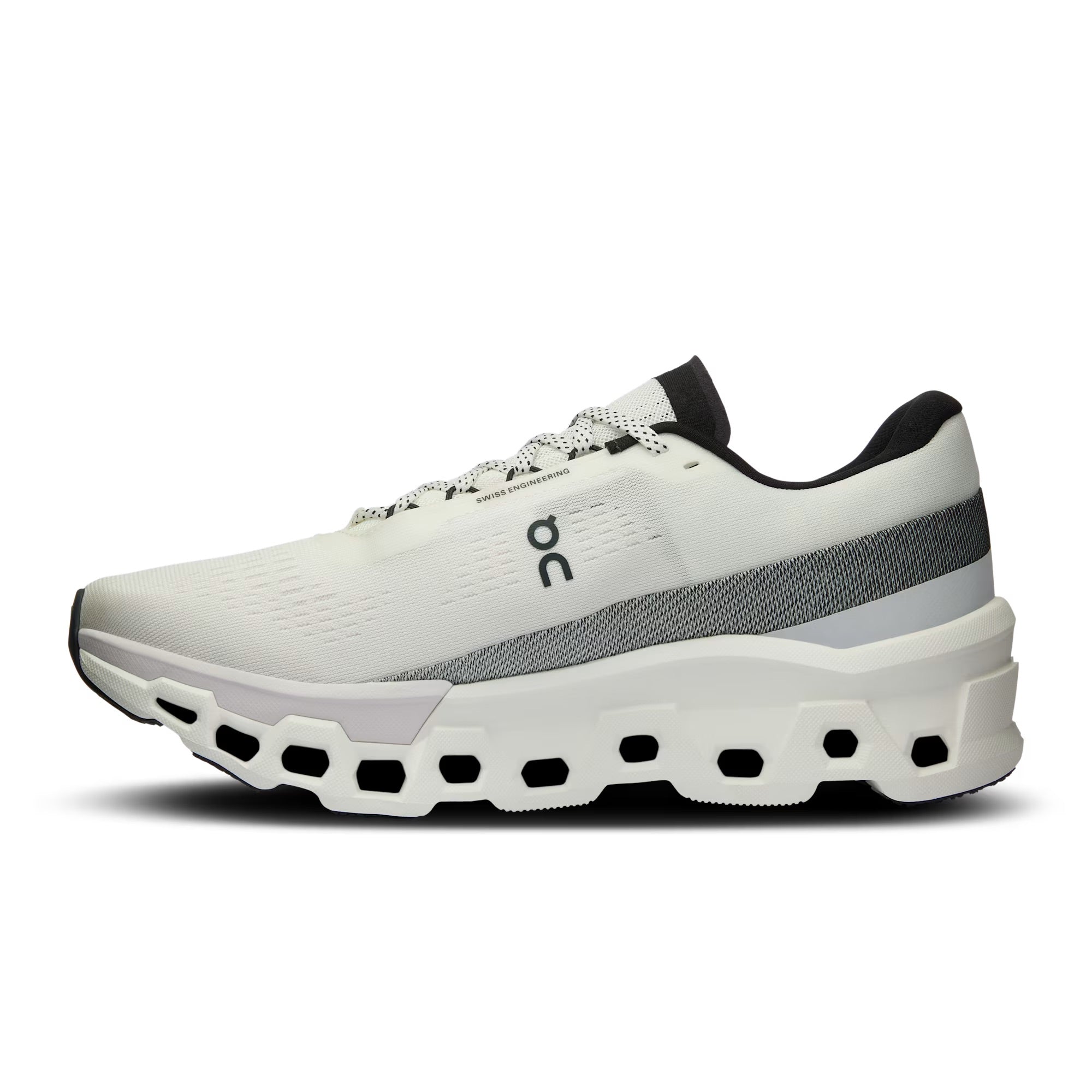 ON Men's Cloudmonster 2 Running Shoes - White/Frost - Lightweight Cushioned Sneakers for Road Running, Jogging & Gym Workouts