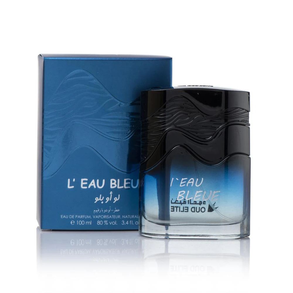 L'Eau Bleue Eau de Parfum for Women - 3.4 oz Floral Fresh Fragrance - Perfect for Daily Wear, Office & Romantic Dates