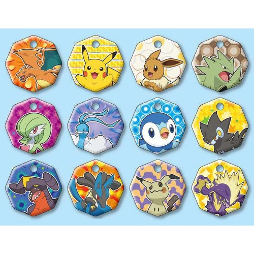 Pokemon Mini Metal Dangler Charm Keychain - Vol. 02 Collectible by Ensky (1 Inch) - Perfect for Backpacks, Keyrings & Gift Giving for Pokemon Fans