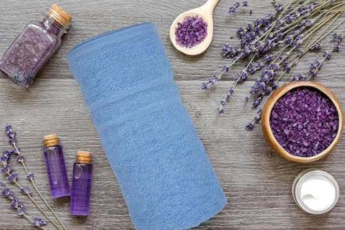 Premium 100% Cotton Bath Towel Set - 6 Pack (24