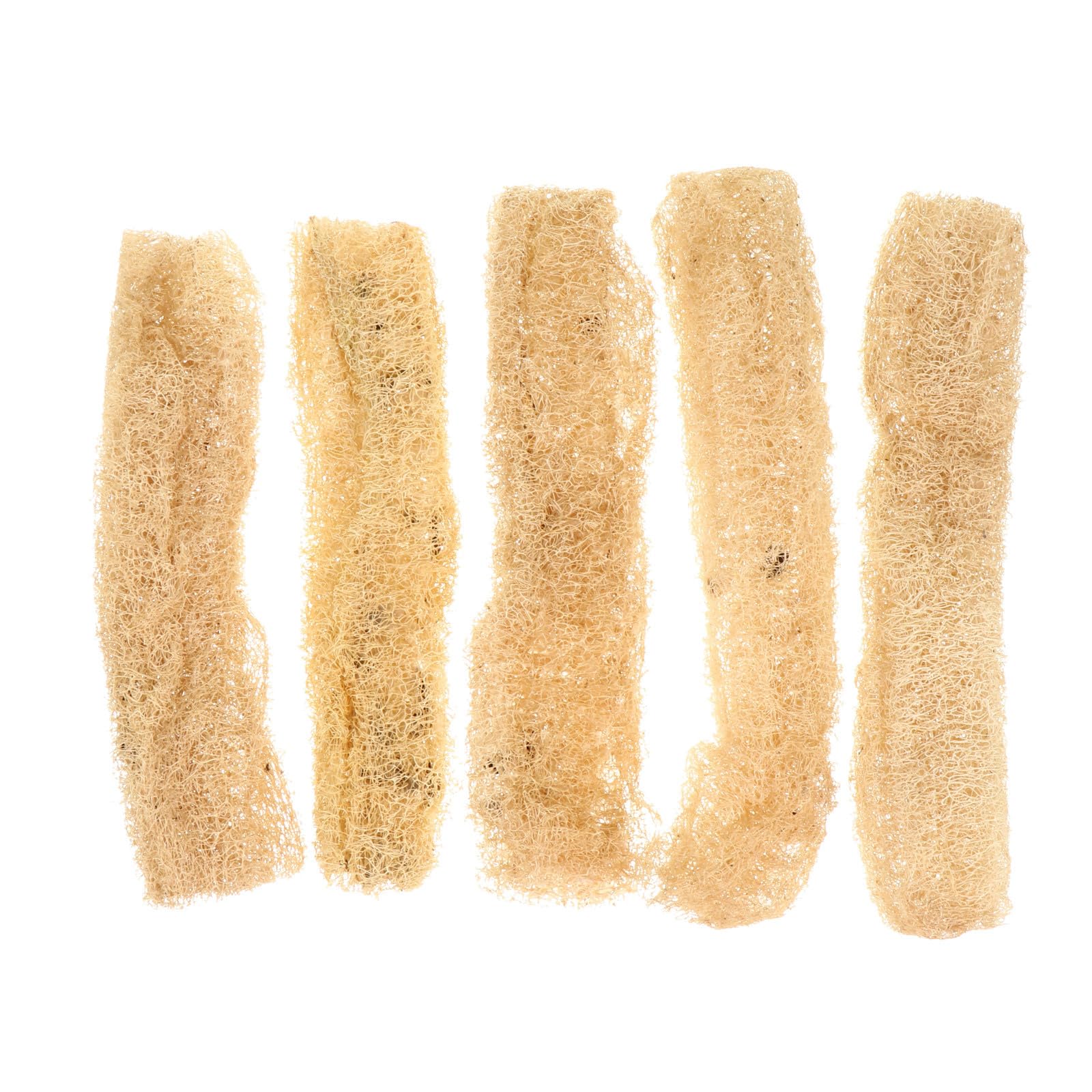 5pcs Natural Loofah Chewing Toys for Dogs, Cats, Small Pets - Teeth Cleaning & Dental Care Chew Toys for Rabbits, Hamsters, Guinea Pigs, Chinchillas - Perfect for Bath Time, Playtime & Molar Health