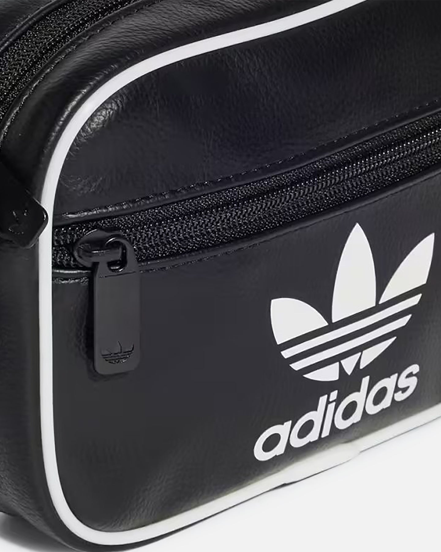 Adidas Adicolor Classic Mini Airliner Backpack - Black Unisex Travel Bag for School, Gym & Everyday Use