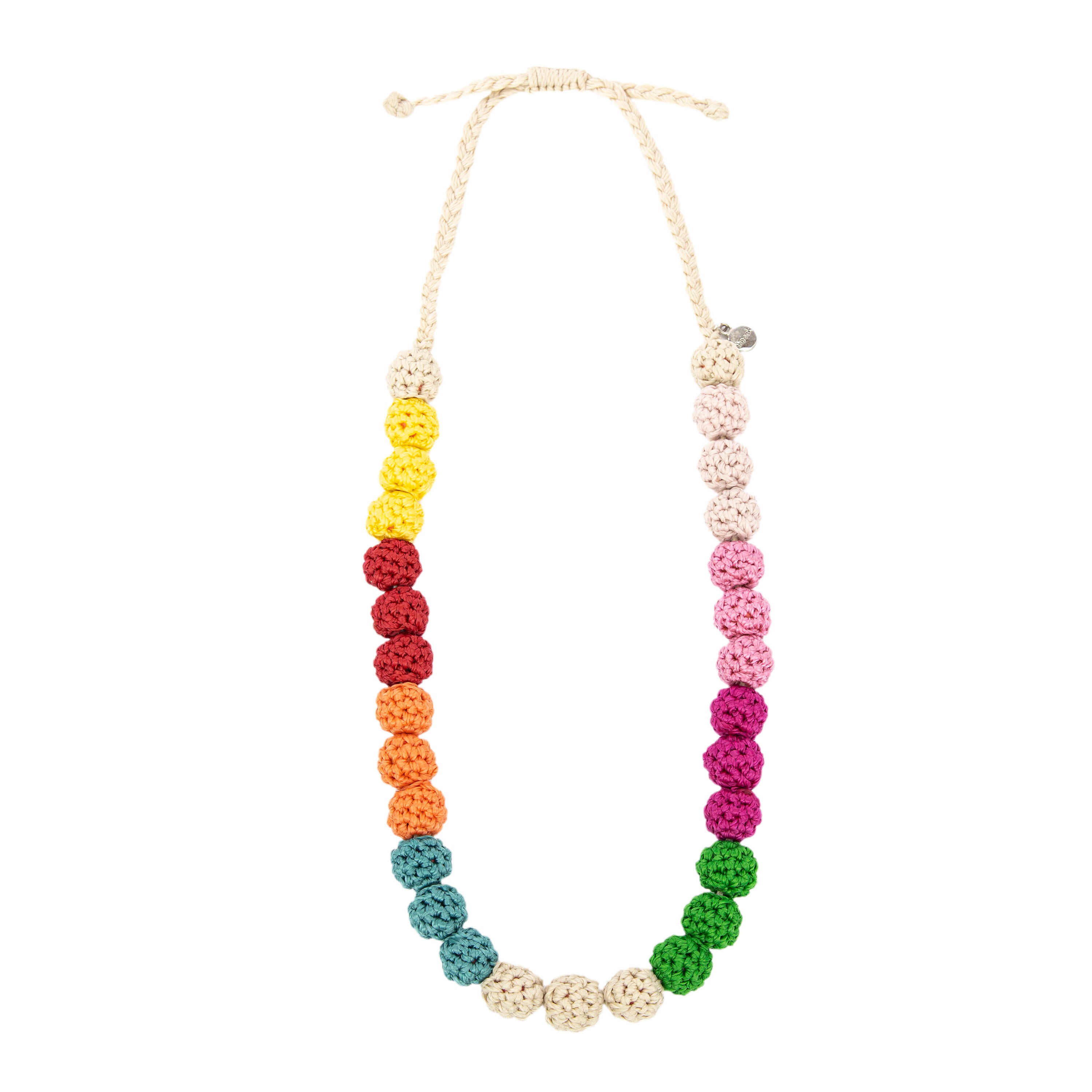 Drea Crochet Beaded Necklace for Women - Handmade Bohemian Style Jewelry - Perfect for Casual Wear, Beach Outfits & Festival Accessories