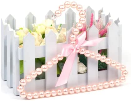 Pink Bowknot Faux Pearl Clothes Hangers for Kids, Women & Baby - 3 Pack | Durable Hooks for Wardrobe, Closet & Nursery Organization | Perfect for Hanging Dresses, Blouses & Baby Clothes