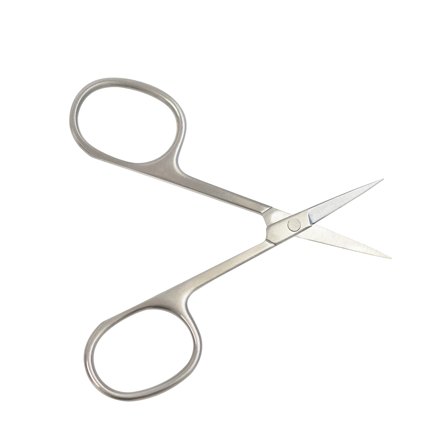 Premium Stainless Steel Nail & Cuticle Scissors - Straight Tip Professional Grooming Tool for Facial Hair, Manicures & Pedicures | Perfect for Home Salon, Travel & Beauty Kits