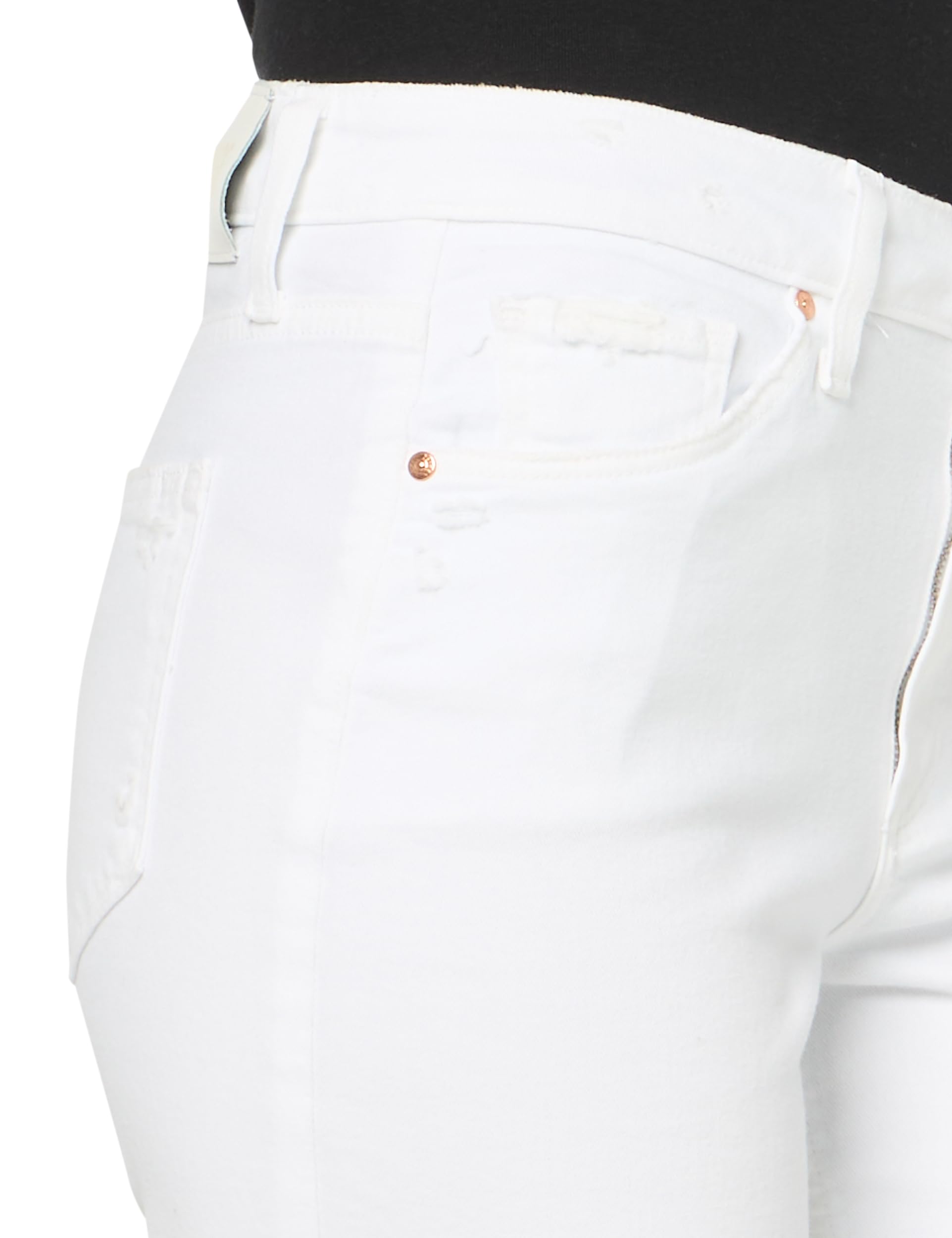 PAIGE Women's Sarah Straight Ankle Jeans - High Waist Slim Fit Denim Pants for Casual Wear & Everyday Outfits
