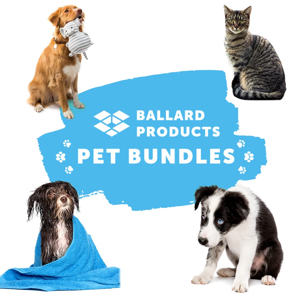 Pet Odor Eliminator Scented Candle - Fresh Clothesline Scent, Pack of 2 - Odor Neutralizing Candle for Home & Car - Bundle with Ballard Products Car Air Freshener | Perfect for Living Rooms, Bedrooms & Vehicles