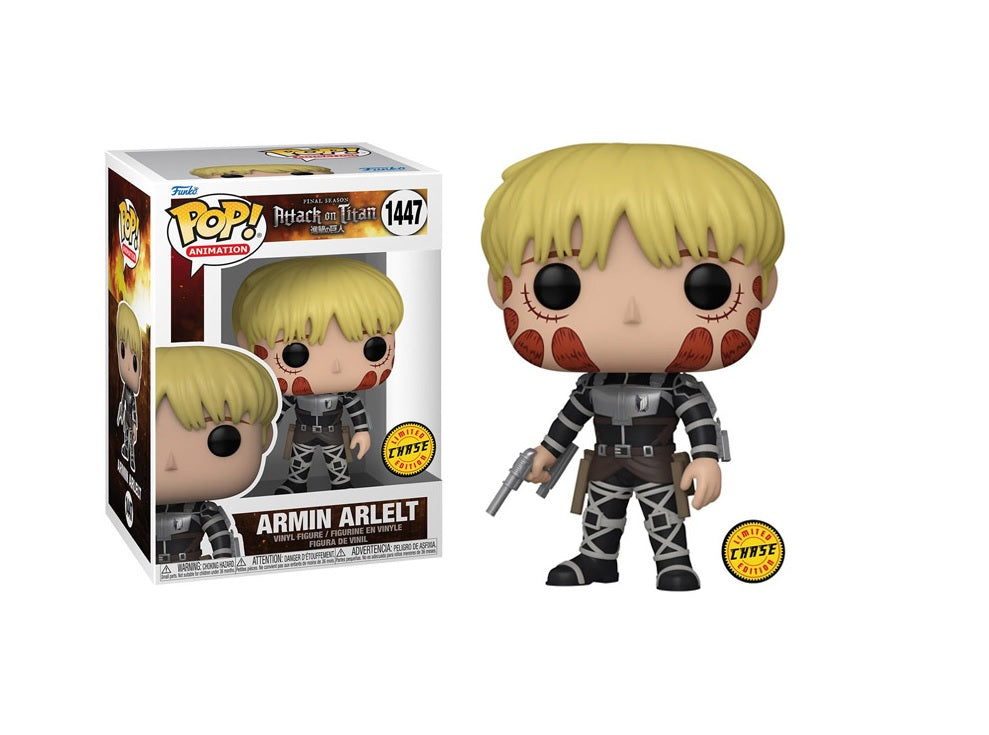 Funko Pop! Animation: Attack on Titan - Armin Arlelt #1447 Collectible Vinyl Figure | Anime Gift for Fans, Home & Office Decor