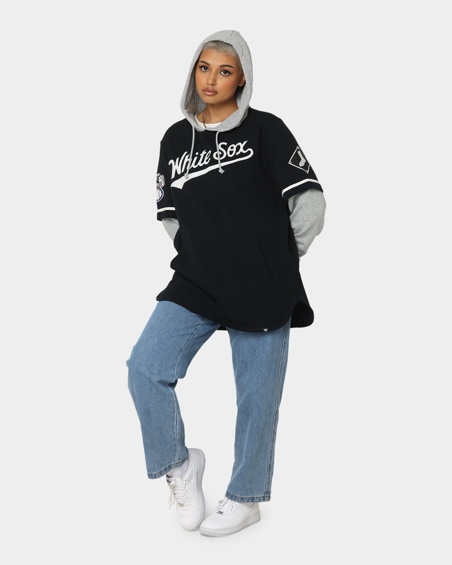 47 Brand Chicago White Sox Shortstop Hoodie - Jet Black - Men's Baseball Fan Apparel for Game Day & Casual Wear