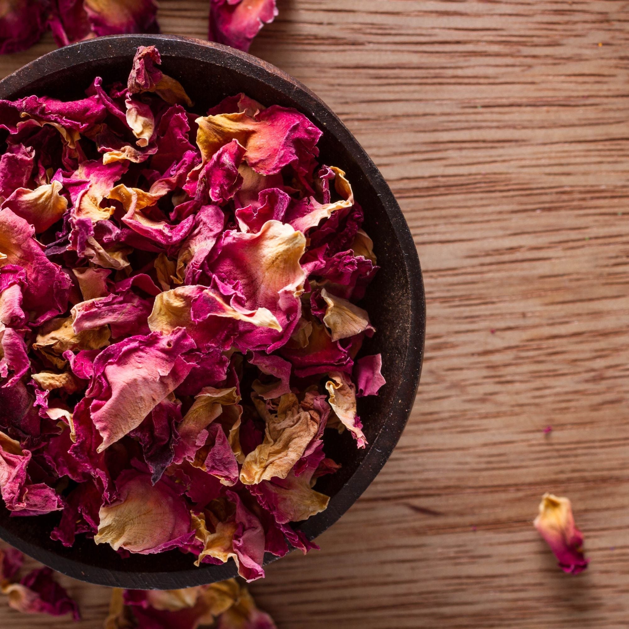 Organic Dried Red Rose Petals (10g) - Premium Rosa Centifolia for Wedding Confetti, Tea, Bath & Home Decor | Natural Floral Petals for Romantic Events, DIY Crafts & Aromatherapy