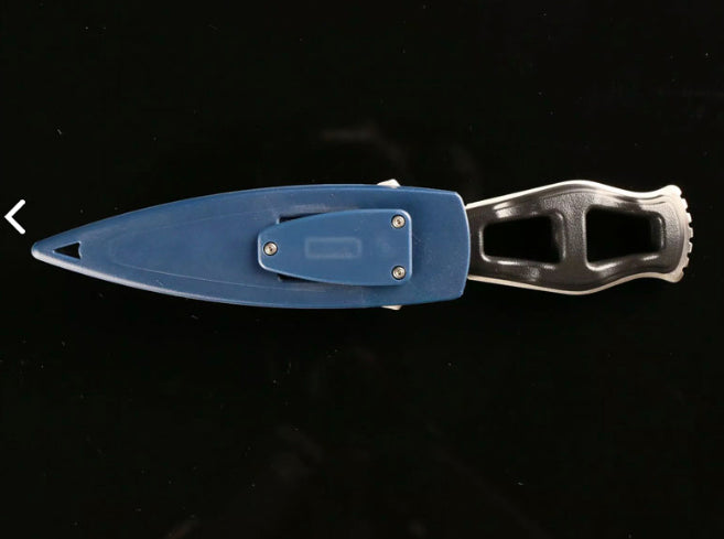 Aquatec Raptor Divers Knife - Professional Scuba Diving Knife with Blunt or Pointed Tip | Perfect for Underwater Safety, Cutting Ropes & Marine Activities