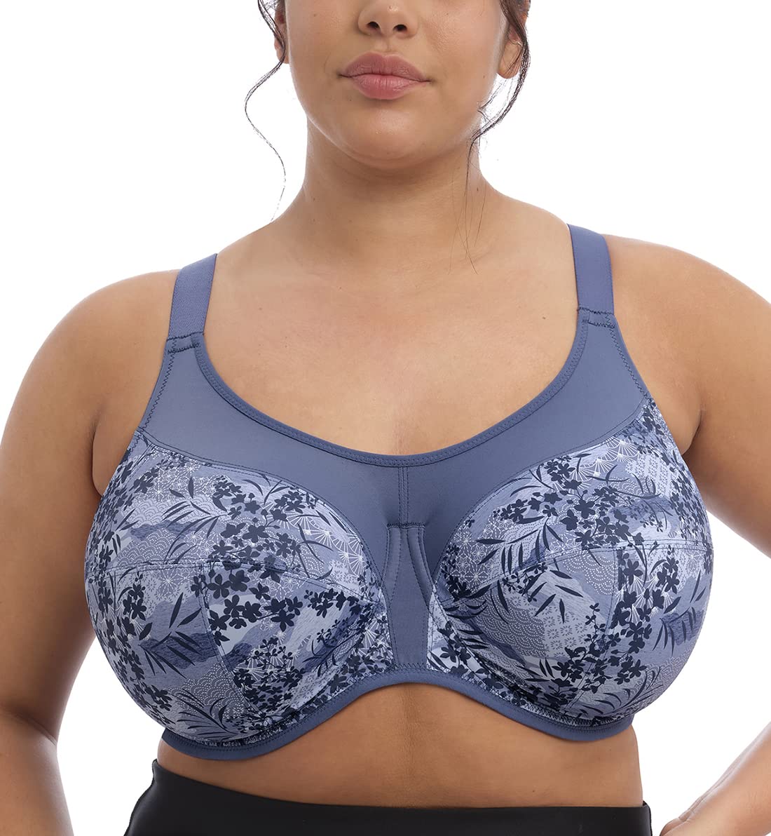 Elomi Women's Supportive Full Coverage Underwire Bras - Plus Size Comfort for Everyday Wear & Special Occasions