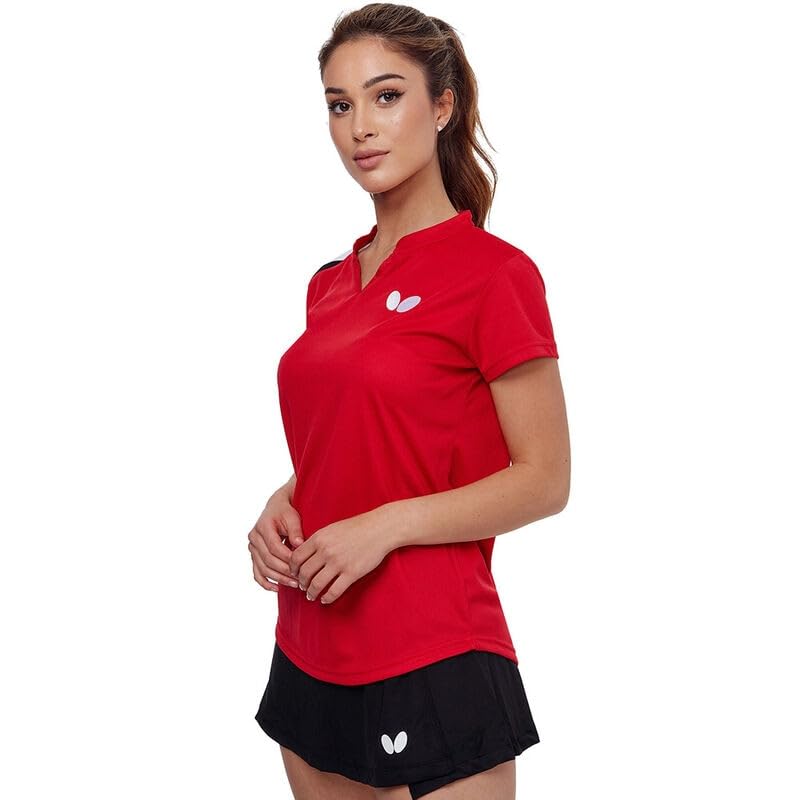 Butterfly Women's Athletic Tops - Breathable Workout Shirts for Yoga, Running & Gym - Stylish Ladies Activewear for Fitness & Sports