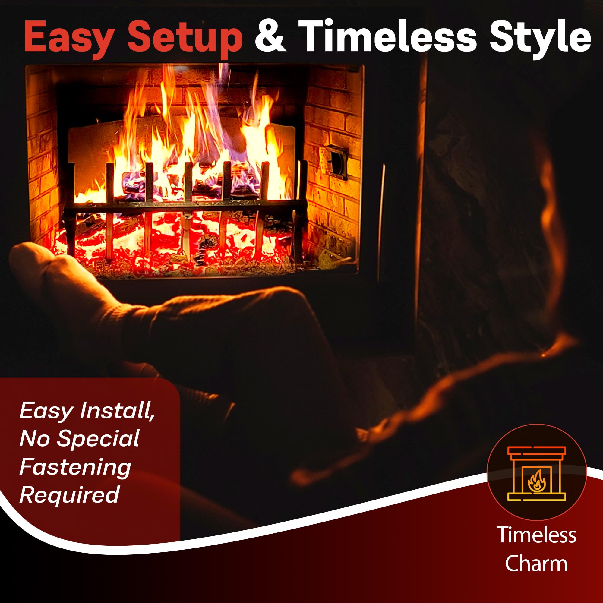 RF-6 Reflective Fireback for Fireplaces – 26
