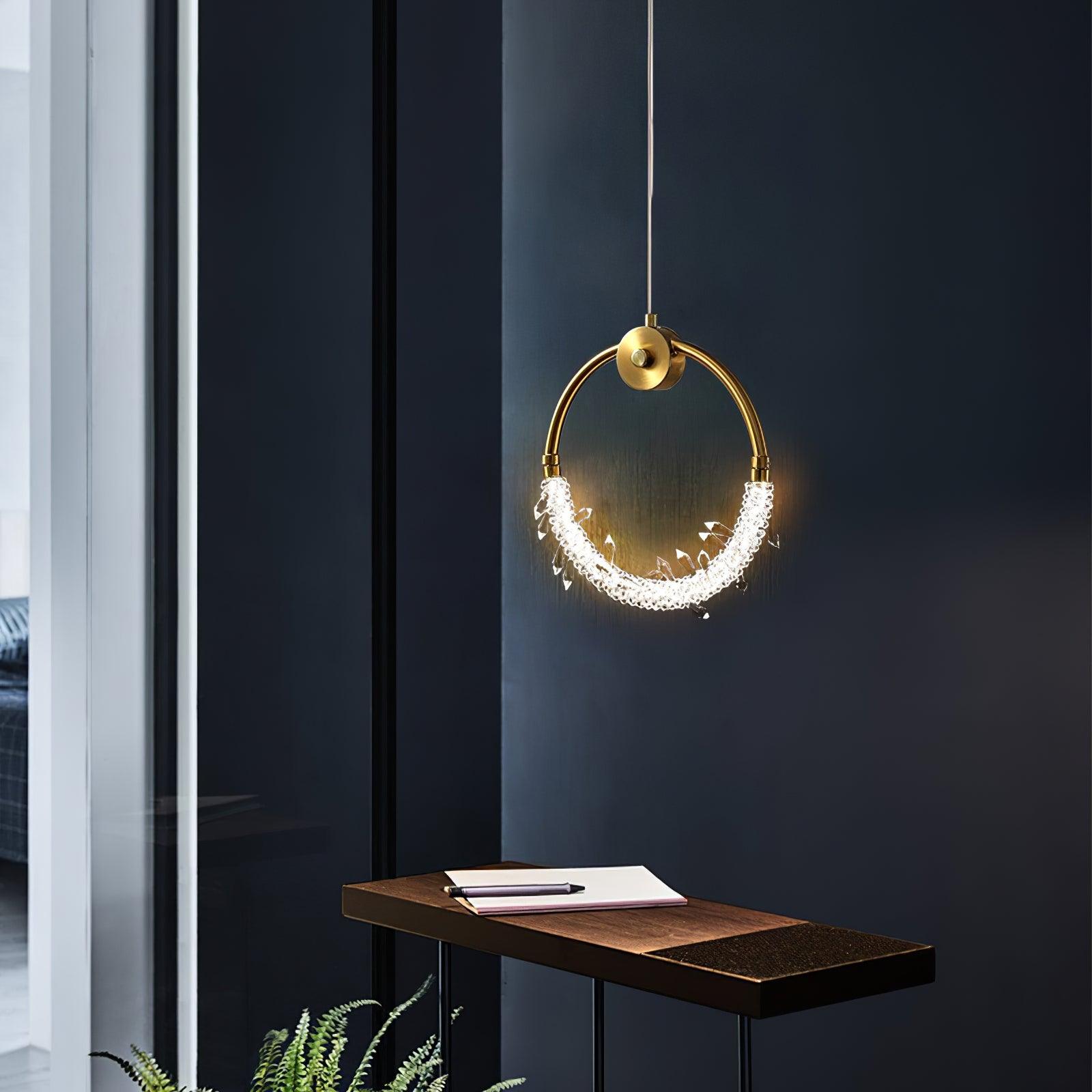 BU08P15G Modern Pendant Light - Elegant Hanging Ceiling Fixture for Kitchen, Dining Room & Bedroom - Perfect for Home Decor & Interior Lighting