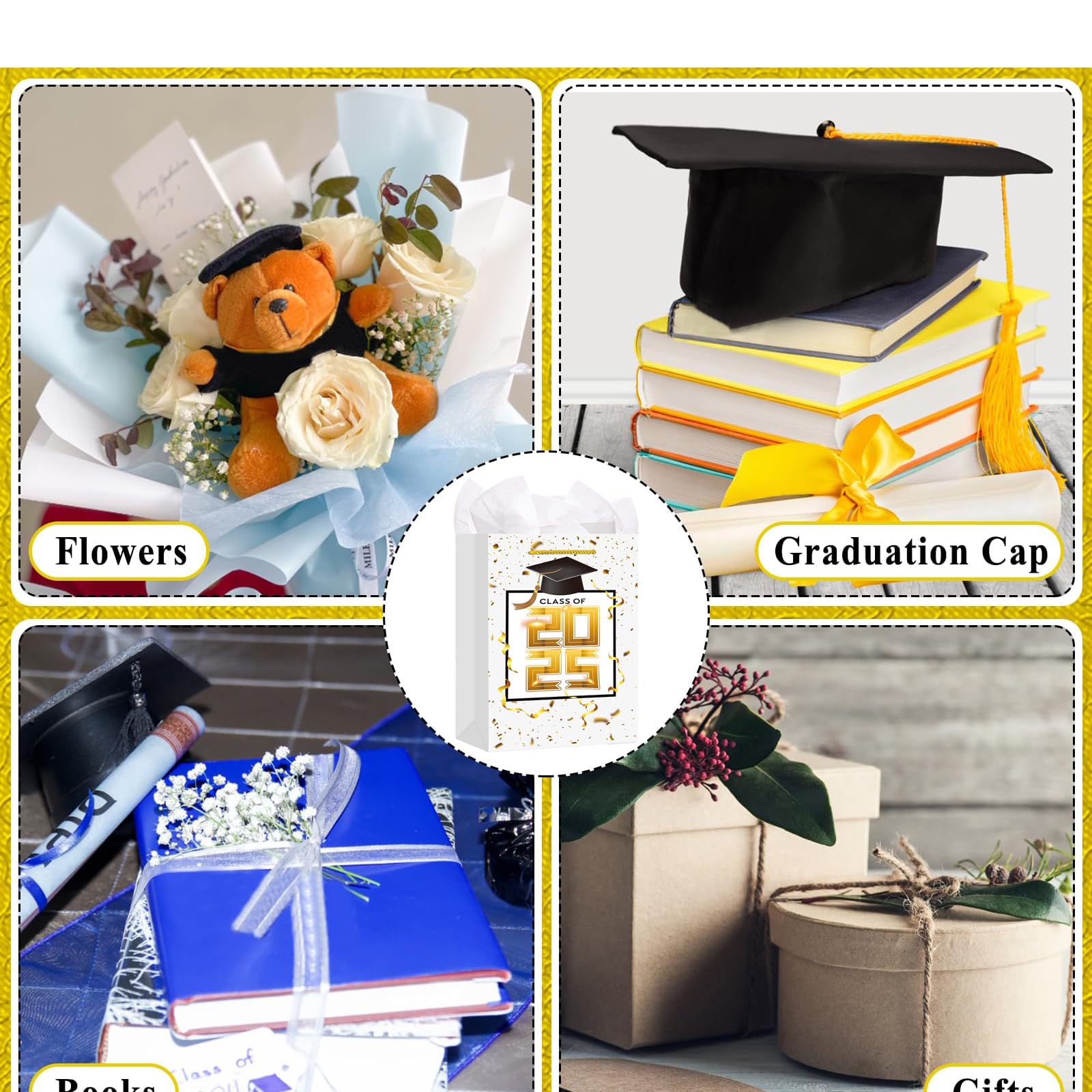 2025 Graduation Gift Bags with Handles - 13