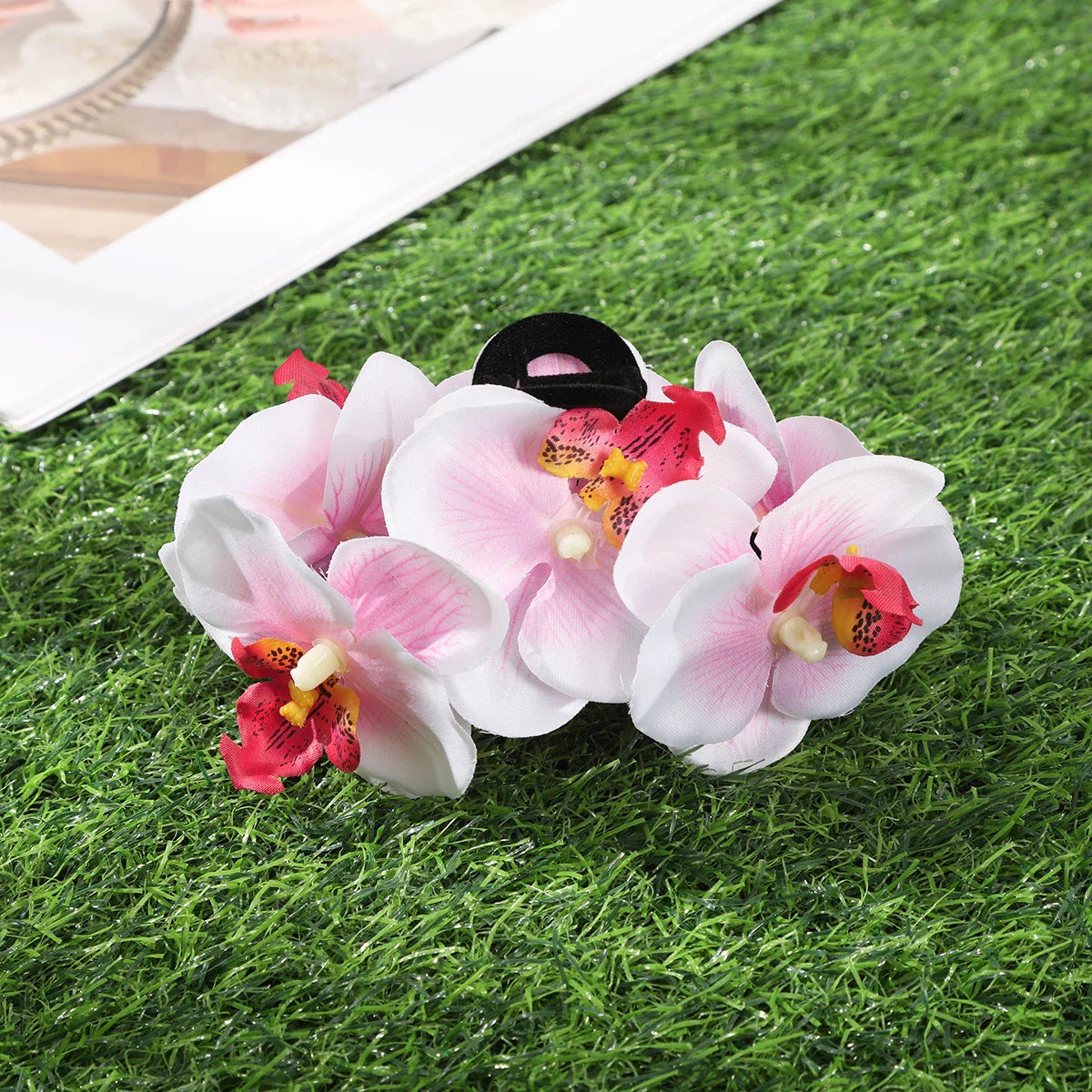Haimeikang Large Flower Hair Clips for Women - Thick Hair Barrettes, Crab Claw Hairpins, Summer Fashion Hair Accessories for Weddings, Parties, and Everyday Wear