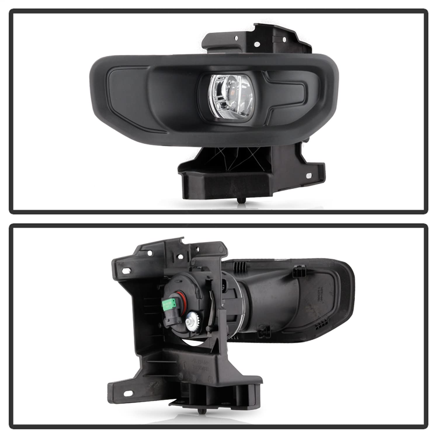 2019-2020 Dodge Ram 1500 OEM Style Halogen Fog Lights with Universal Switch - Clear Lens - Perfect for Night Driving & Off-Road Adventures (Does Not Fit 2500/3500 Models)