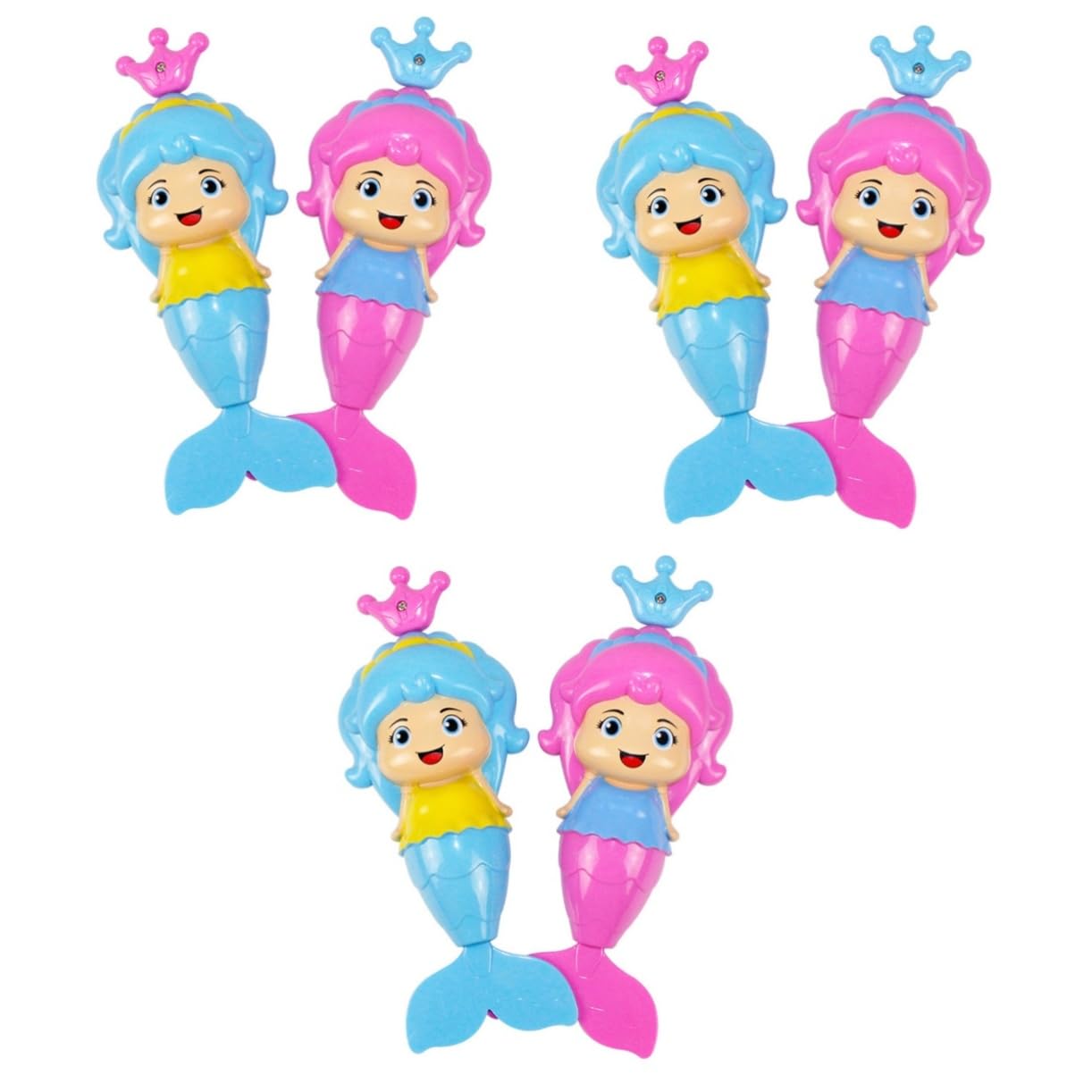 UPKOCH 6-Piece Animal Bath Toys Set - Cute Cartoon Floating Water Toys for Kids, Fun Bathtub Toys for Toddlers & Babies - Perfect for Bath Time Play, Sensory Development and Pool Parties