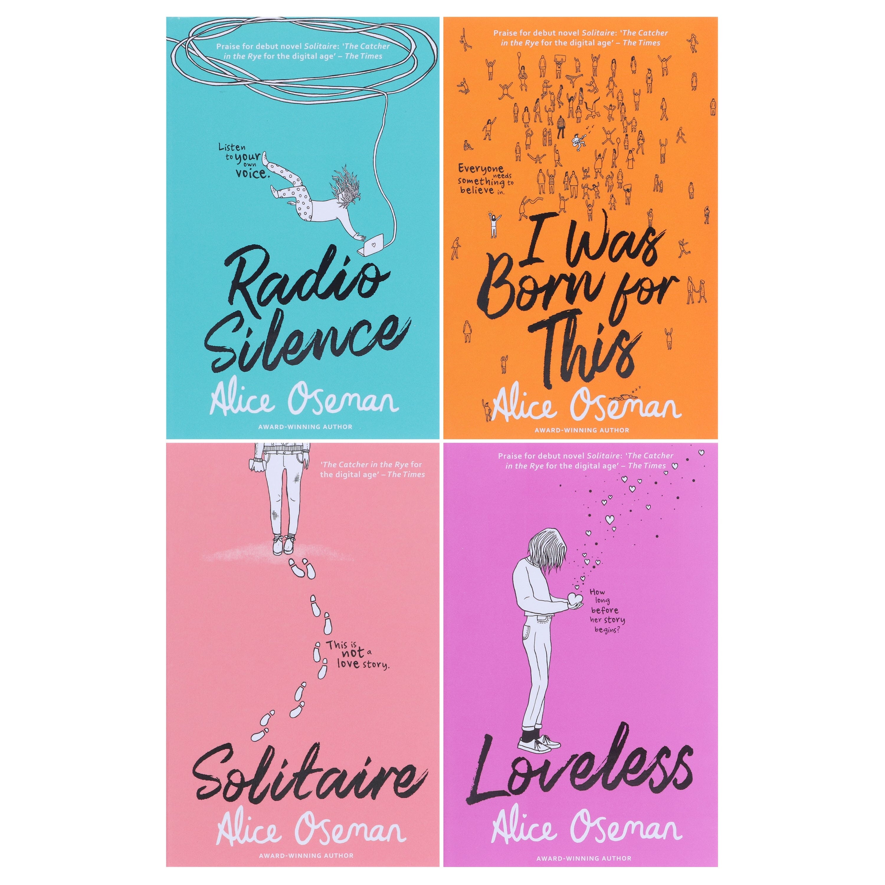 Alice Oseman 4 Books Collection Box Set - YA Fiction Novels for Teens Ages 13+ | Paperback Edition | Perfect for Teen Readers, Book Clubs & Gifts