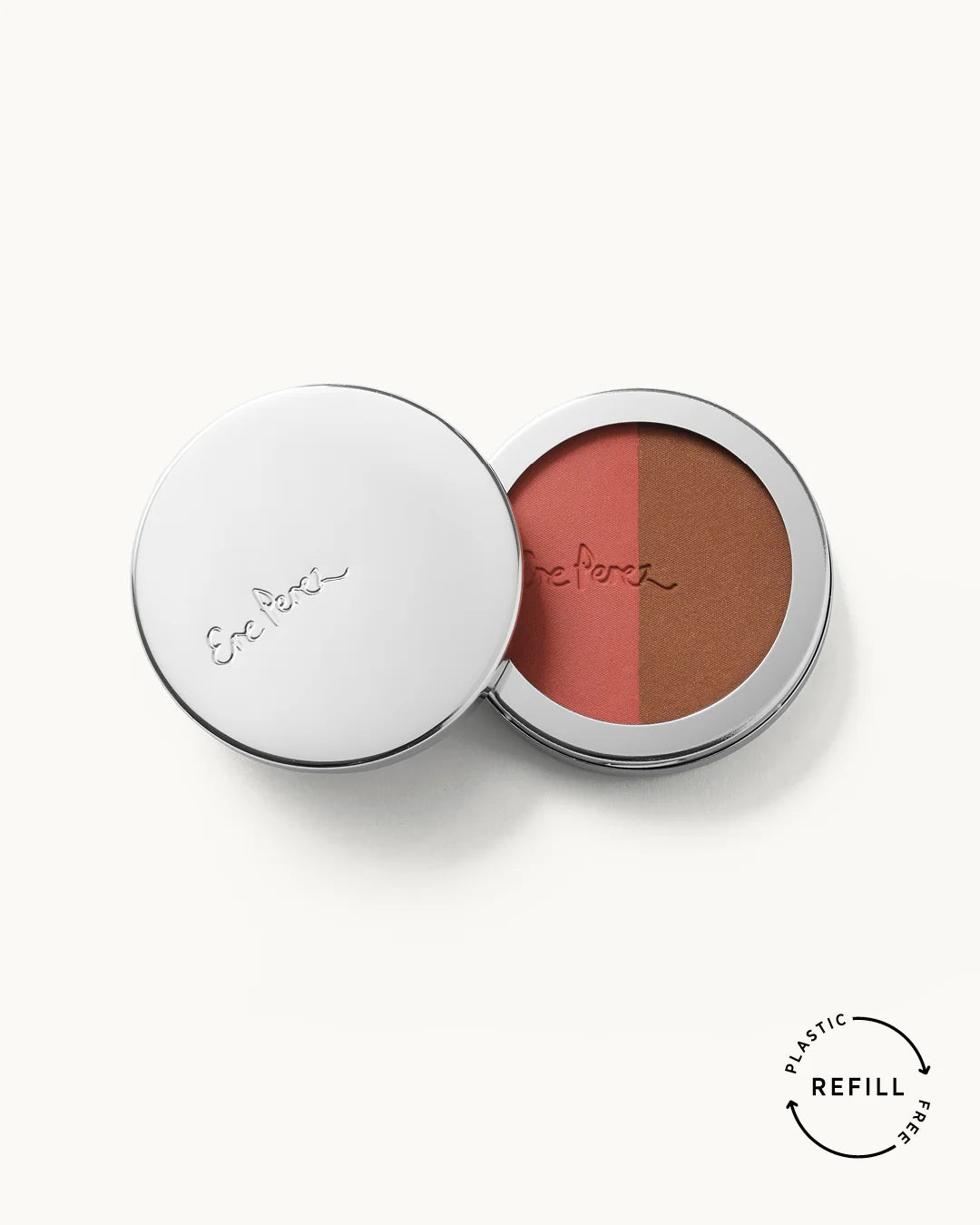 Natural Rice Powder Blush & Bronzer Duo - Vegan, Cruelty-Free Makeup for Flawless Glow | Perfect for Everyday Wear & Special Occasions