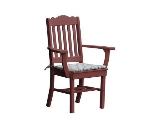 Royal Dining Chair with Arms - Elegant & Comfortable Upholstered Dining Room Chair for Home & Restaurant Use