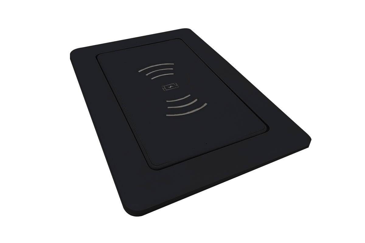 DPG Swift In-Desk Wireless Charger - Fast Qi Charging Pad for iPhone, Samsung, AirPods - Perfect for Office, Home & Workspace