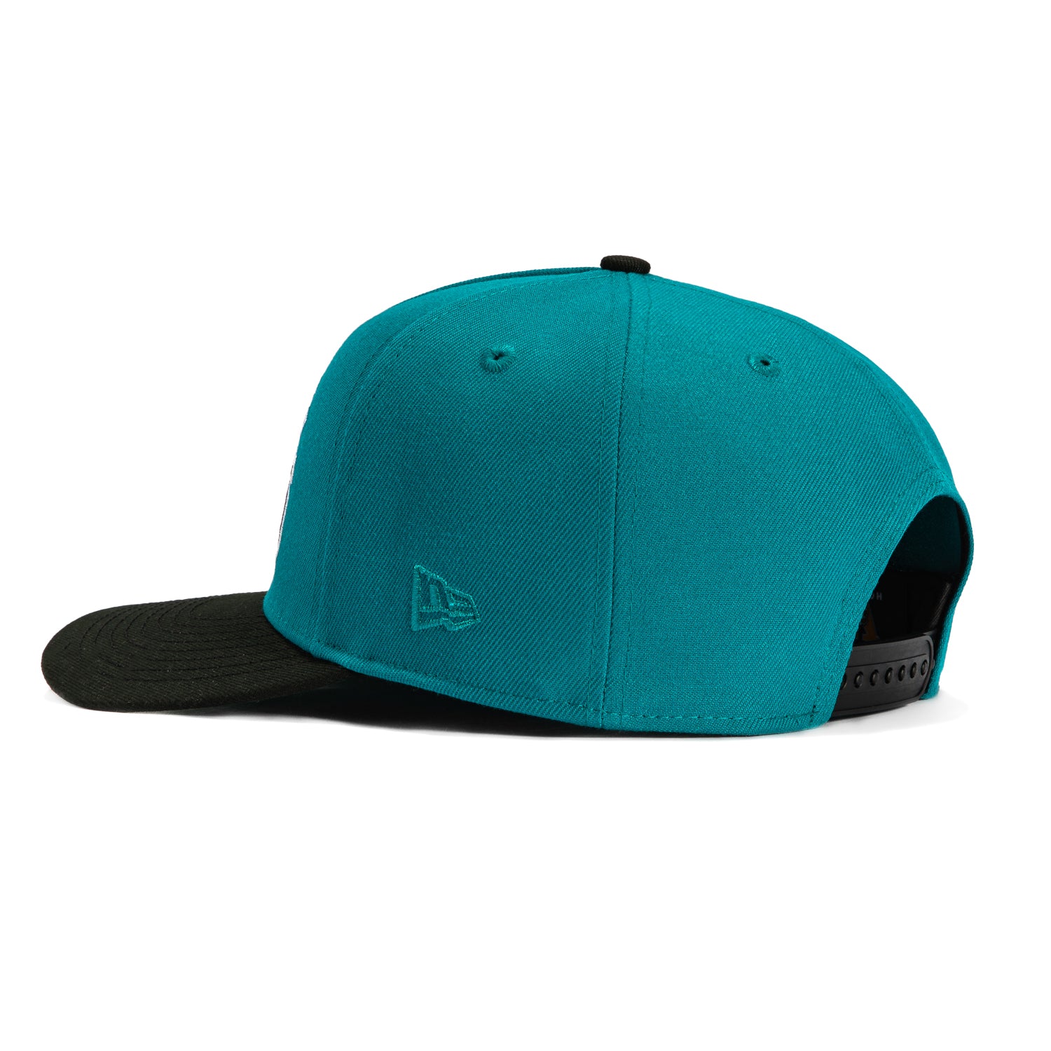 New Era 9Fifty San Jose Sharks Snapback Hat with Logo Patch - Teal & Black | Official MLB Baseball Cap for Men & Women | Perfect for Games, Streetwear & Fan Collections