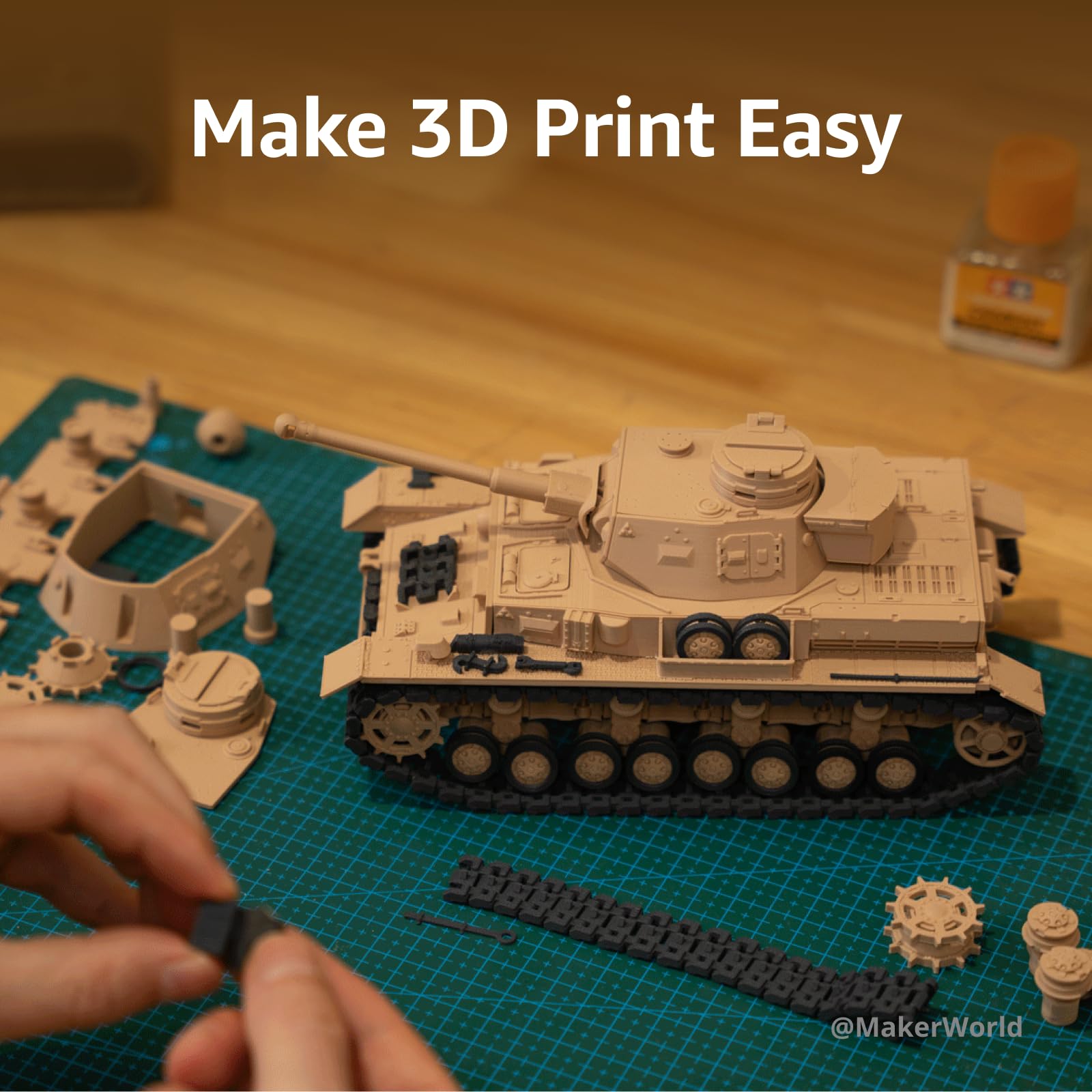 Bambu Lab A1 Mini 3D Printer - Multi-Color Printing, Fast Setup in 20 Minutes, High Speed & Precision, Auto Calibration, Quiet FDM Printer (≤48 dB) - Perfect for Home, Office & Educational Use