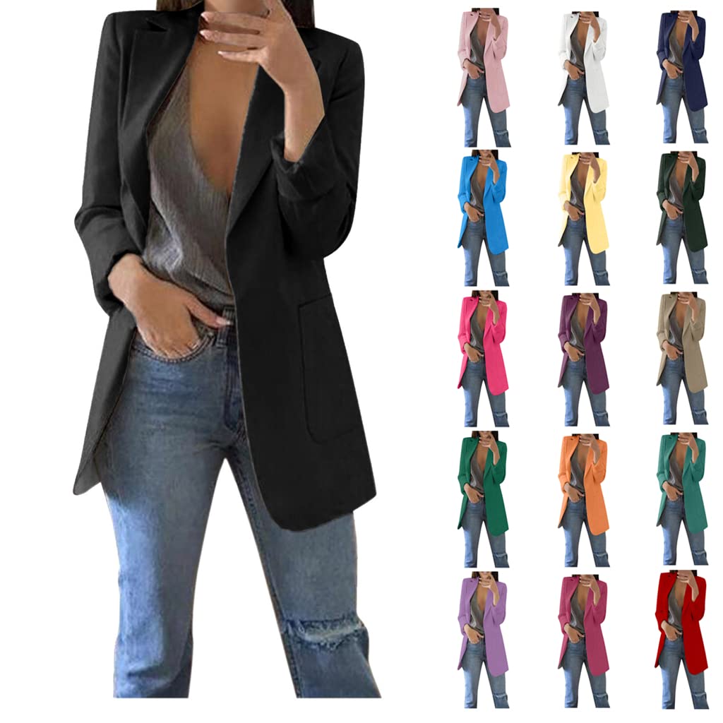 Women's Slim Fit Blazer Jacket - Office & Casual Wear
