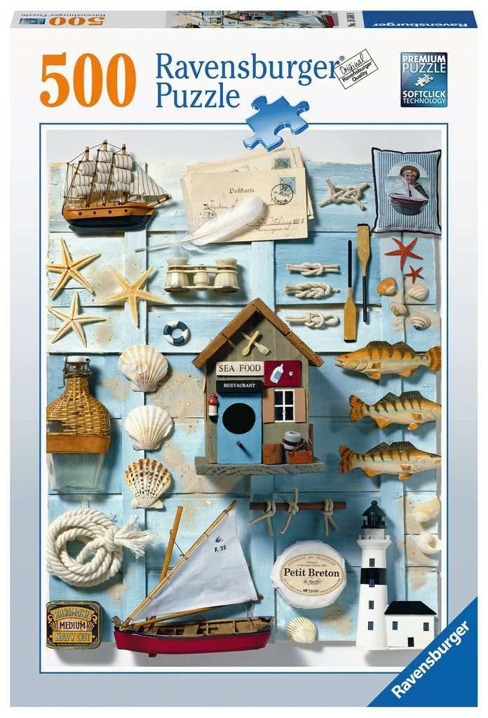 Ravensburger 500 Piece Puzzle - Spirit of the Sailor, Adult & Kids Jigsaw Puzzle, Frameable 500-Piece Puzzle with Glue Included, Fun Family Activity for Relaxation & Home Decor