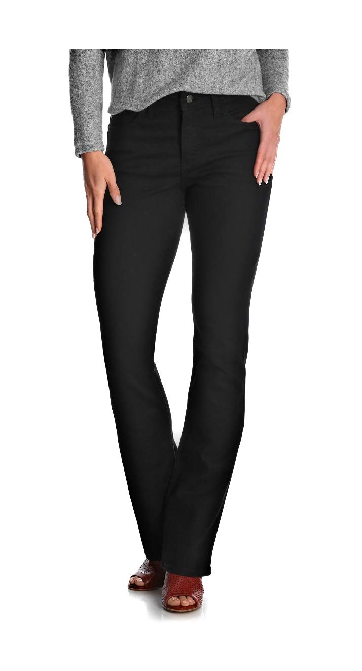 Lee Riders Women's Midrise Bootcut Jeans - Black, Regular Fit, Size 20 Long | Comfortable Stretch Denim for Casual Wear & Everyday Outfits