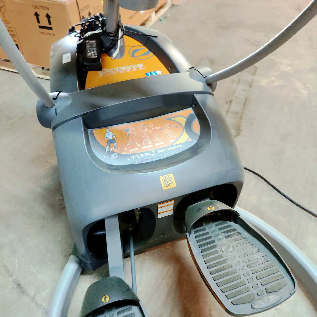 Refurbished Octane Lateral Trainer Elliptical Cross Circuit Kit with Powerblocks - Home Gym Equipment for Full-Body Workout & Cardio Training (Similar to Helix Lateral Trainer) - Perfect for Small Spaces & Home Fitness Enthusiasts