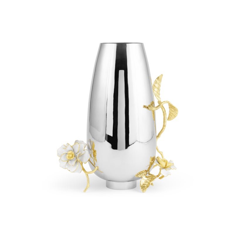 Elegant Glass Gardenia Vase - Perfect for Home Decor, Wedding Centerpieces & Floral Arrangements