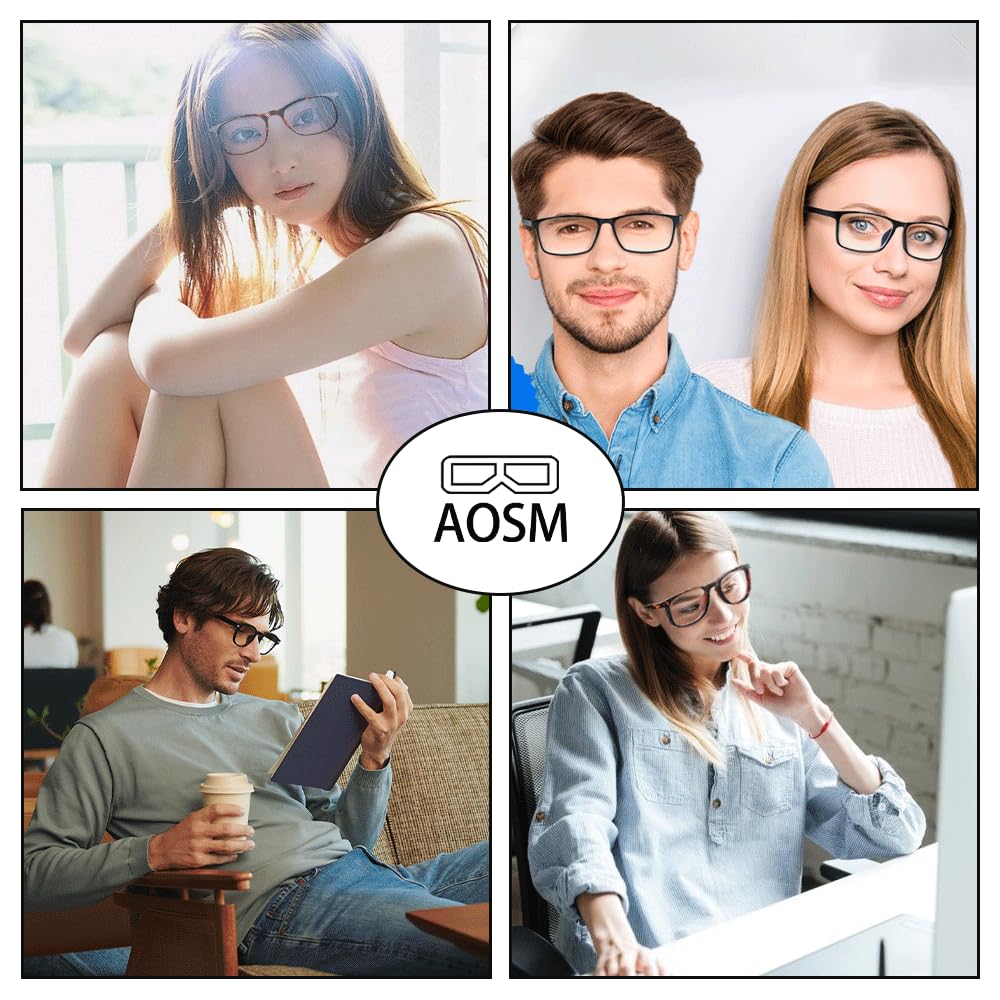 Blue Light Blocking Glasses for Men & Women - Anti Glare UV Protection for Computer Use