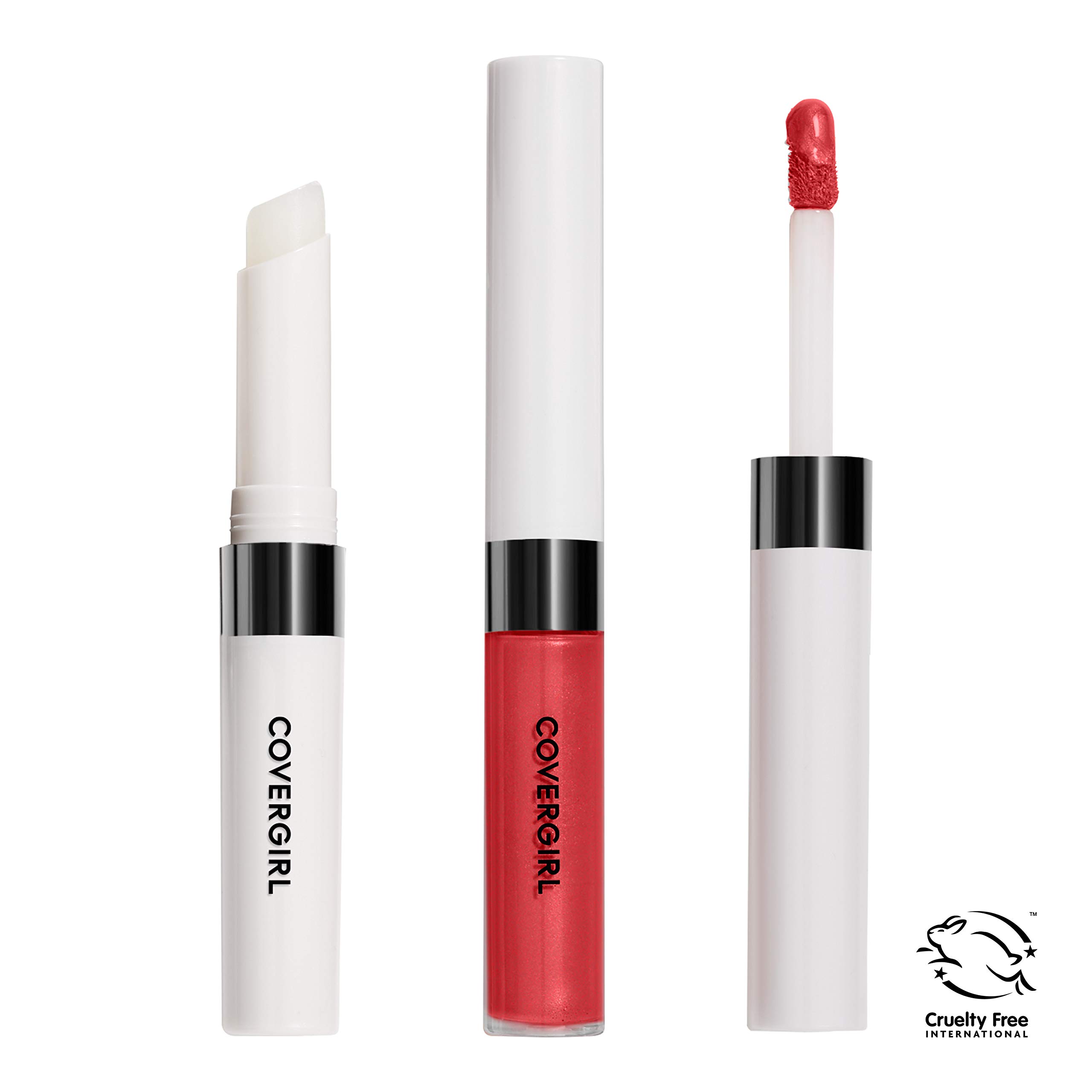 COVERGIRL Outlast All-Day Moisturizing Lip Color & Natural Blush Duo - 2 Pack (1 oz) - Long-Lasting Hydrating Lipstick & Cheek Tint for Everyday Wear, Date Night & Office Makeup