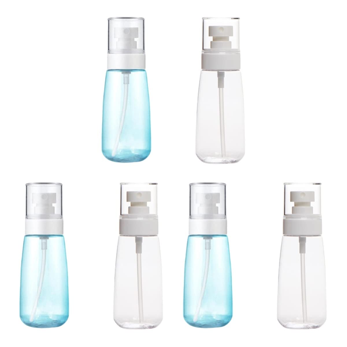 FRCOLOR 3 Pack Empty Travel Spray Bottles - Fine Mist & Pump Bottles for Toiletries, Hair Care, Essential Oils & DIY Beauty Products (Perfect for Travel, Gym & Home Use)