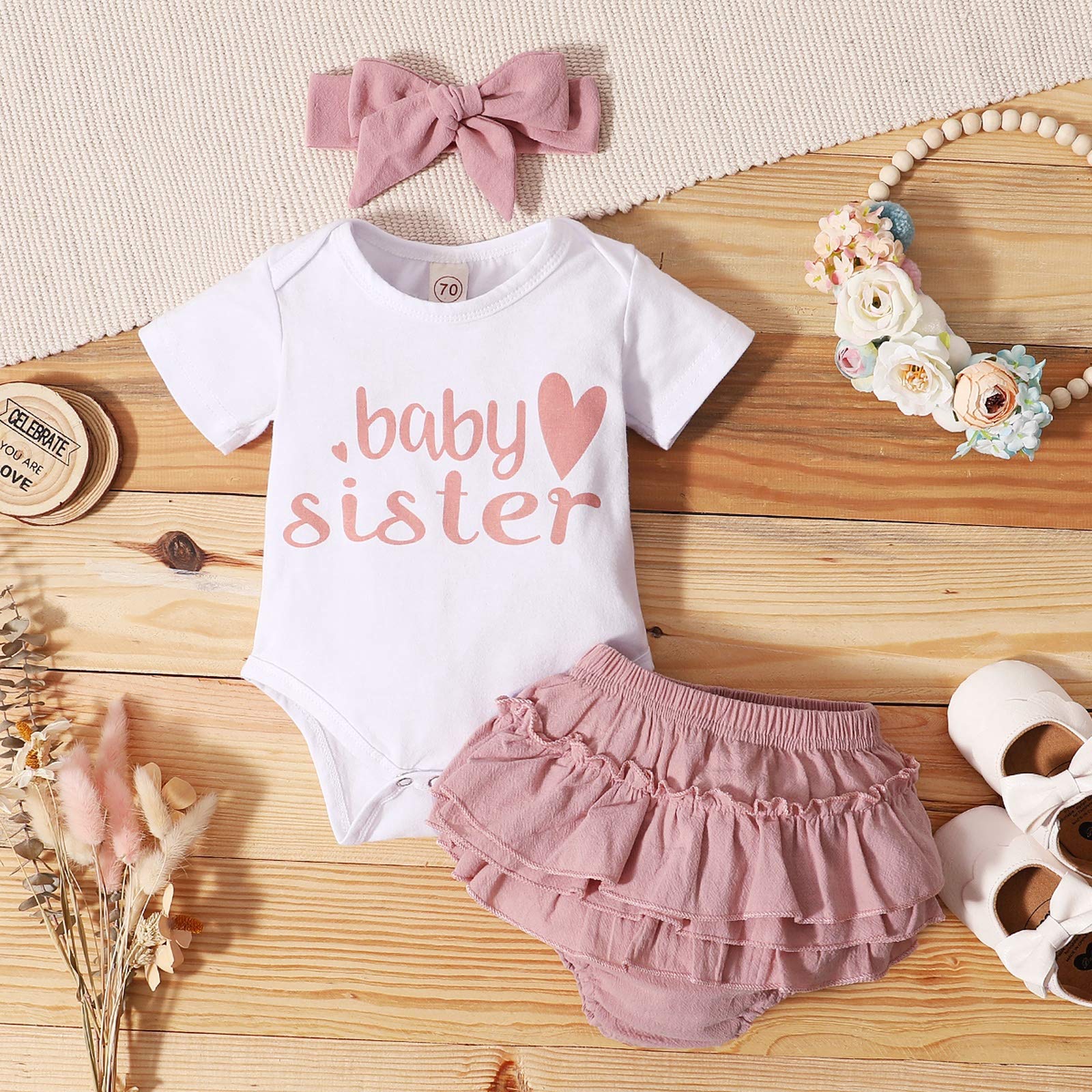 Baby Girl Clothes Set - Newborn to 24 Months Cute Summer Outfits for Infants | Perfect for Playdates, Beach Trips & Family Photos