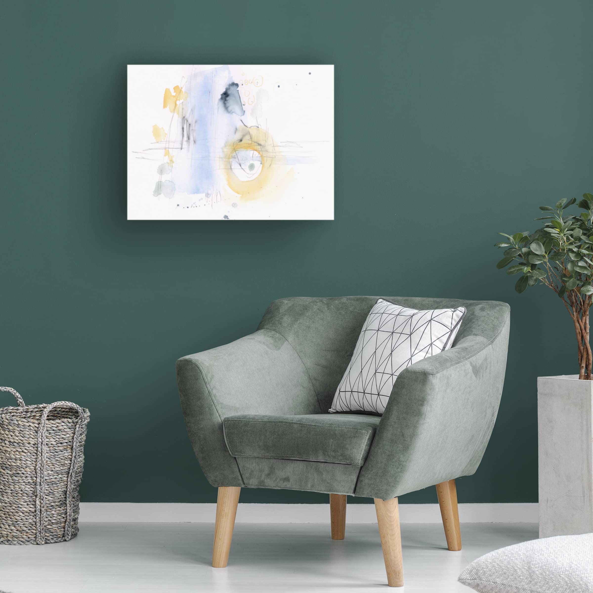 Jennifer Paxton Parker 'Gathering Remnants I' Canvas Wall Art Print - Modern Abstract Painting for Living Room, Bedroom & Office Decor