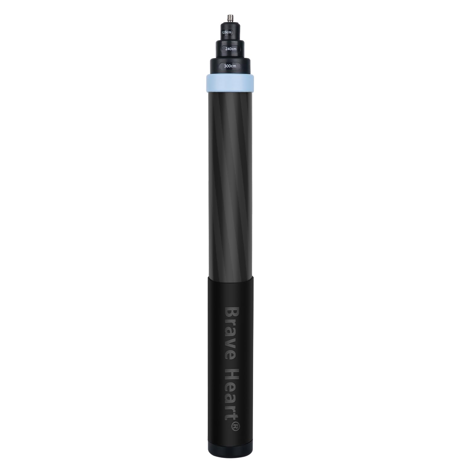 3M 9.8ft Extended Edition True Carbon Fiber Selfie Stick for Insta360 X4/X3/X2/ONE R/ONE X Action Camera - Lightweight & Durable Tripod Monopod for Vlogging, Travel & Outdoor Adventures (Blue)
