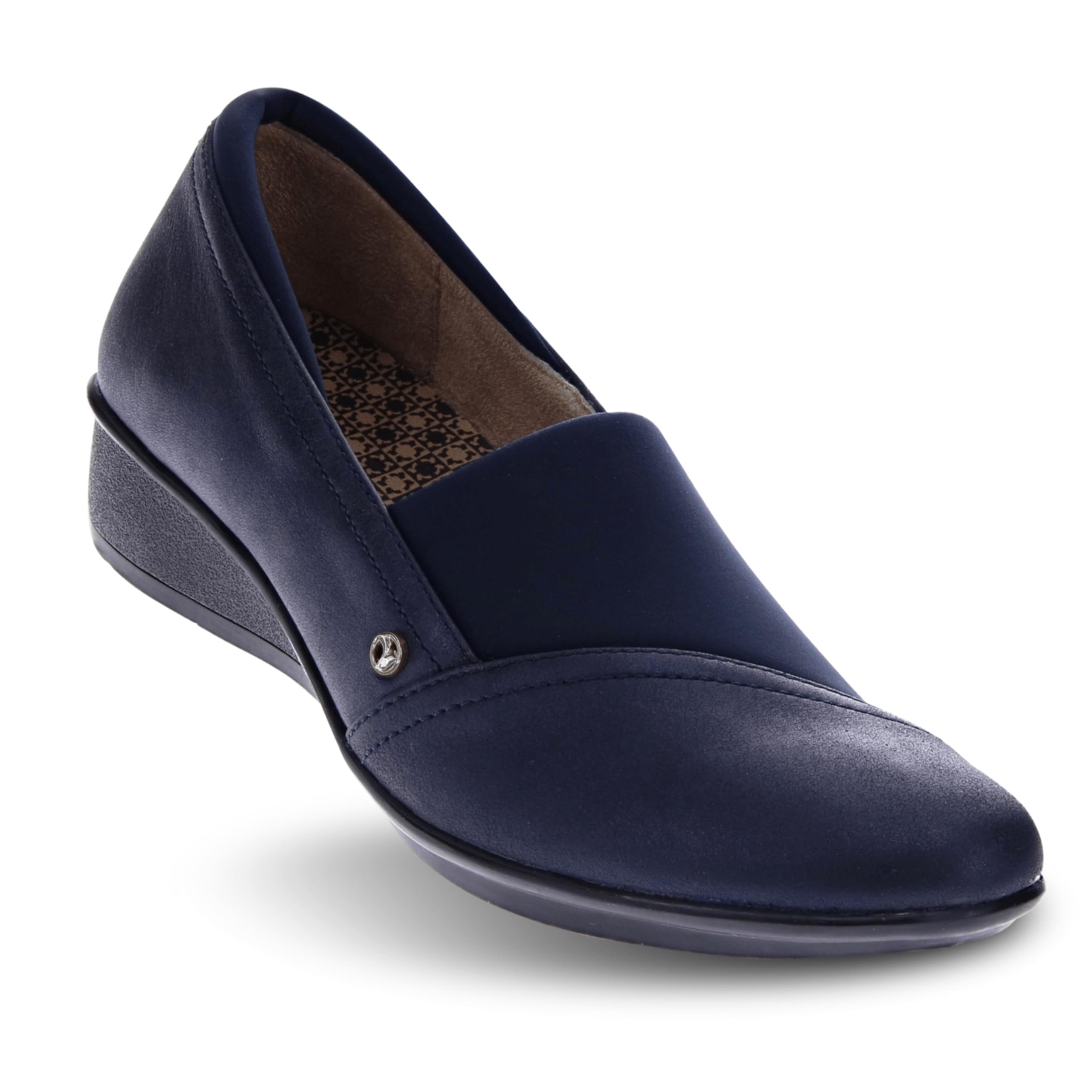 Revere Naples Women's Stretch Loafers - Comfortable Bunion-Friendly Slip-On Shoes with Arch Support & Custom Fit for Work, Travel & Everyday Wear