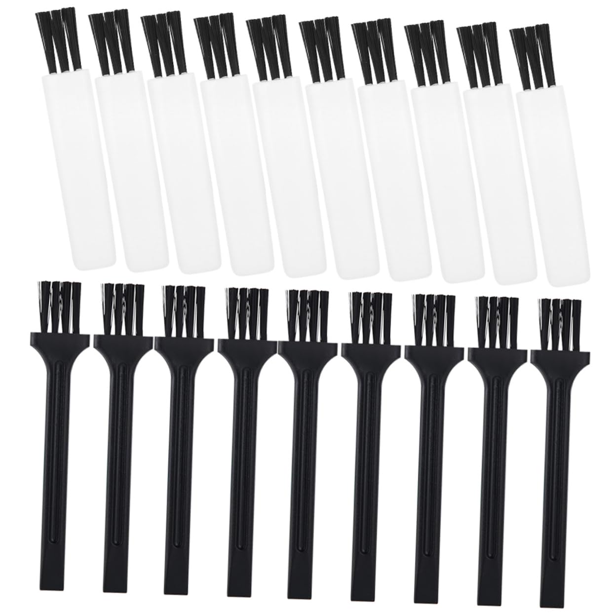 NOLITOY 120-Pack Electric Razor Cleaning Brushes - Shaver & Clipper Cleaner Kit with Mini Plastic Scrub Brushes for Grooming Tools, Humidifiers & Electronics - Portable & Durable Cleaning Accessories for Home & Travel Use