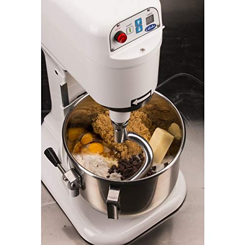Globe Food Equipment SP08 8-Quart 3-Speed Commercial Countertop Planetary Mixer - Stainless Steel Bowl, 115V NSF Certified - Perfect for Bakeries, Restaurants & Home Baking