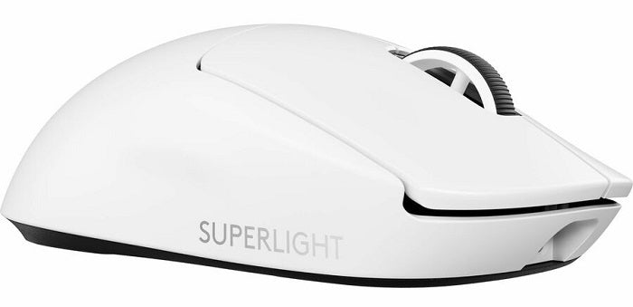 Logitech PRO X SUPERLIGHT 2 LIGHTSPEED Wireless Gaming Mouse - Ultra Lightweight 60g, 2000Hz Polling Rate, Hero 2 Sensor (Black/White) - Perfect for Esports, FPS & MMO Gaming