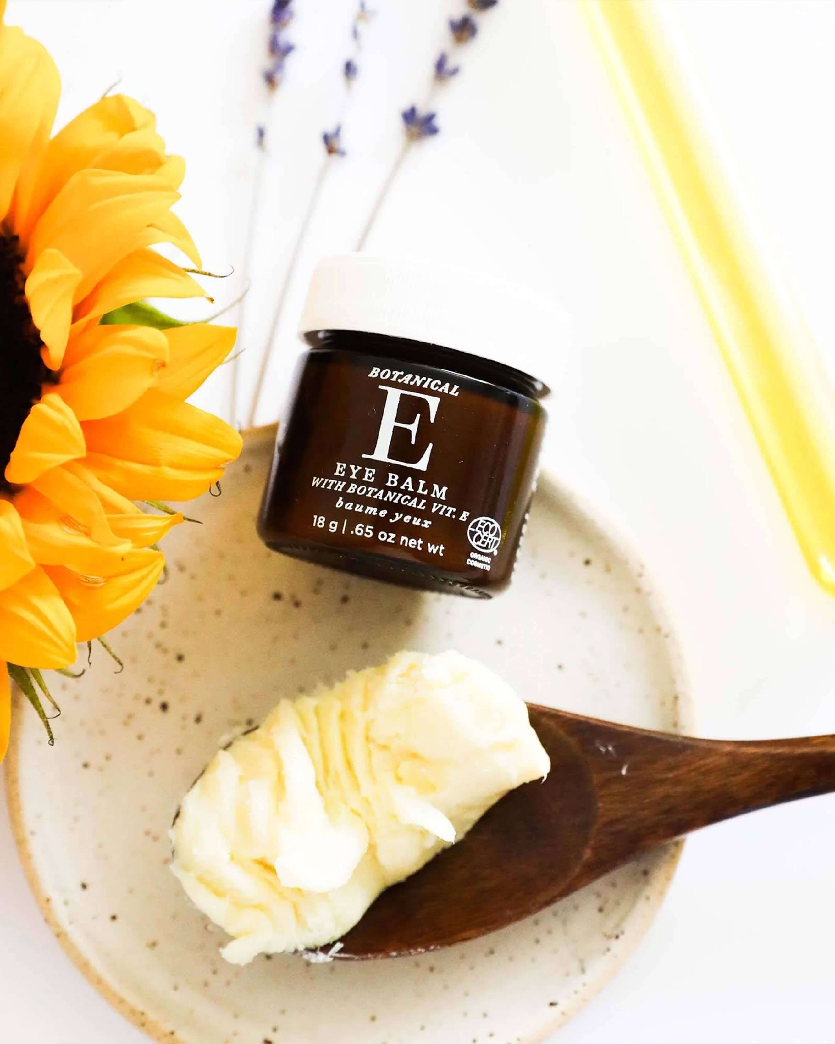 Organic Botanical Eye Balm for Dark Circles & Puffiness - Soothing Under Eye Treatment for Women & Men - Perfect for Night Care & Travel Skincare